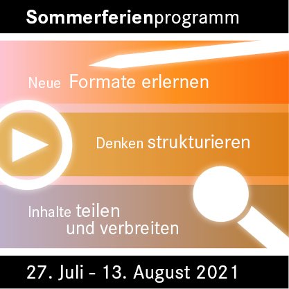 Grafik zum Sommerferienprogramm 2021