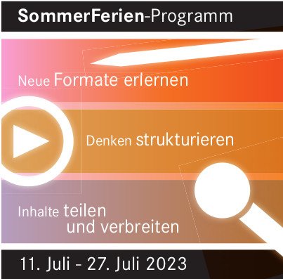 Grafik zum Sommerferienprogramm 2023